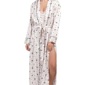 NWT Free People Intimately Size XS Pajama Party Robe Ivory $148